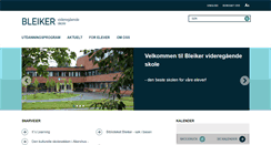 Desktop Screenshot of bleiker.vgs.no