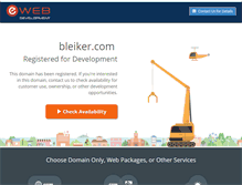 Tablet Screenshot of bleiker.com